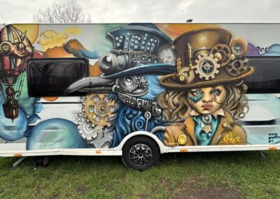 Steam-Punk Wohnwagen